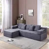 Modern Minimalist Lazy Sofa with Compressible Italian High-density Foam Compact Modular Living Room Sofa Set for Small Spaces