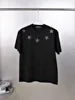 Summer Men Rhinestone Print Round Neck Cotton Clothes Short-sleeved T-shirt Plus Size Men's T-shirts