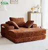 Wayon Nordic Style Tatami Convertible Sofa Bed Set High Density Foam Eco-Friendly for Apartment Living Rooms Villa Leisure