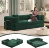 Vacuum Roll-Packed High Density Sponge Convertible Modular Compressed Fabric Tufted Modern Sofa Set Removable Covers Apartment