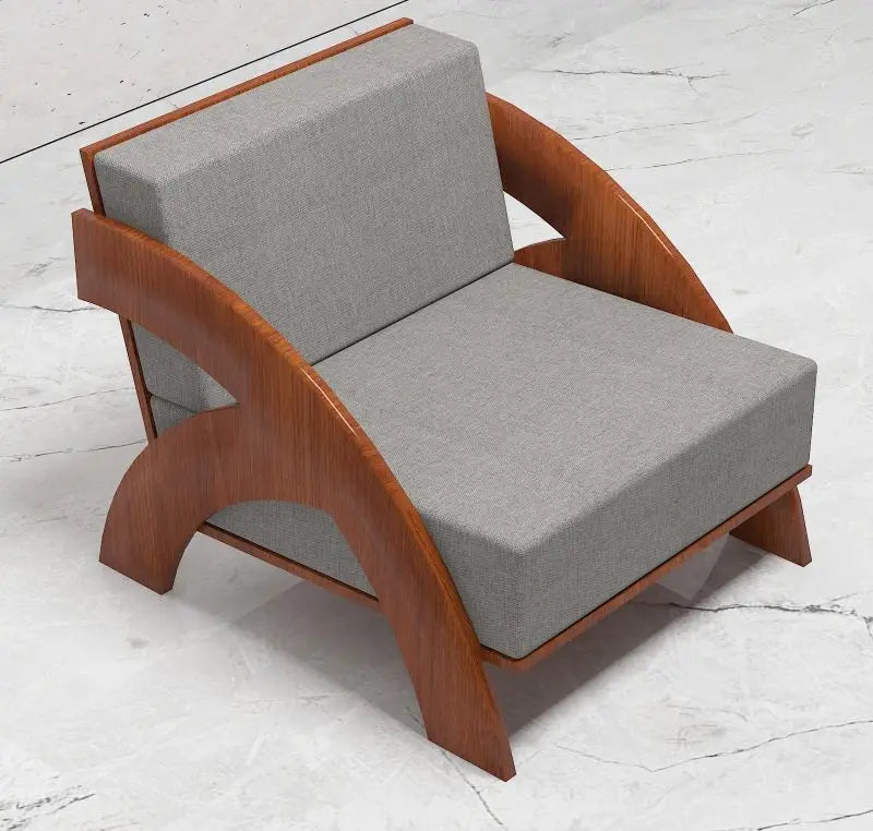 Nordic Luxury Design Solid Walnut Wood Reception Chair Simple Home Hospitality Club Furniture Living Room Hotel Net Red Leisure