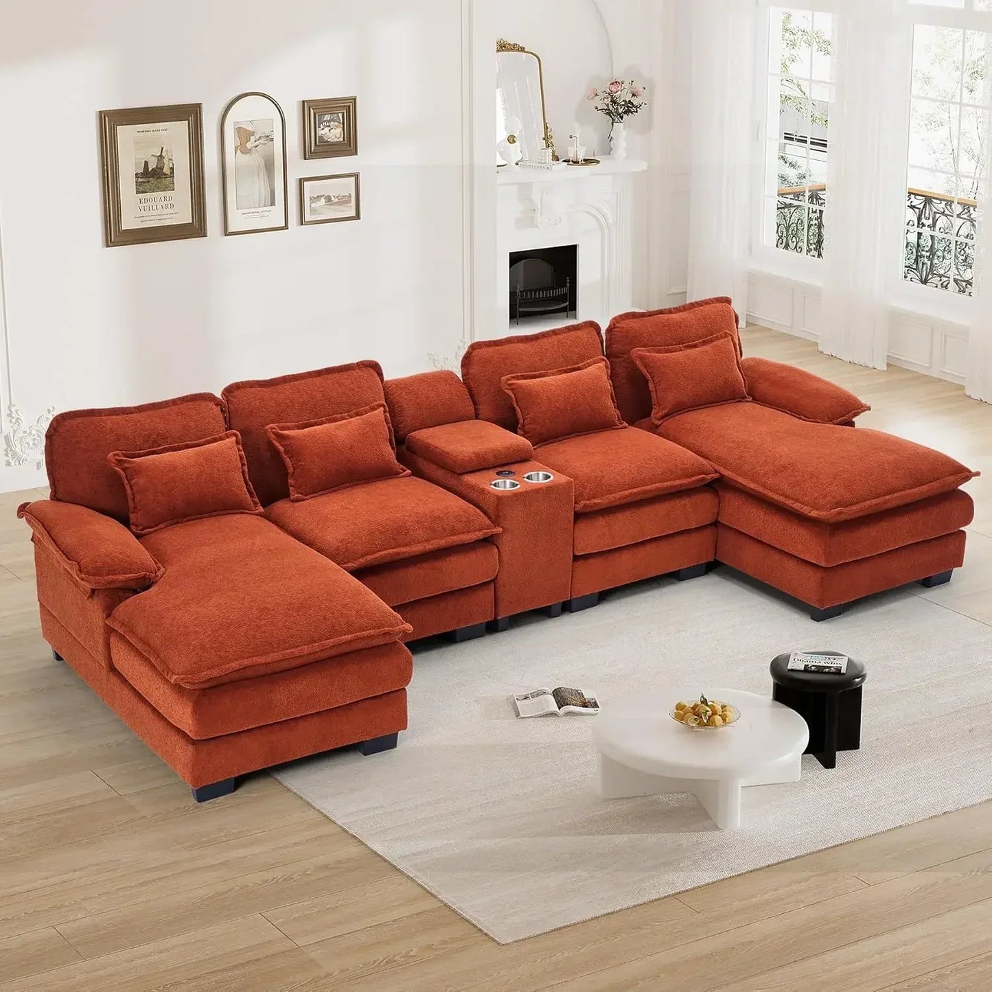 Sofa Cloud Couch,Chenille Comfy Couches for Living Room