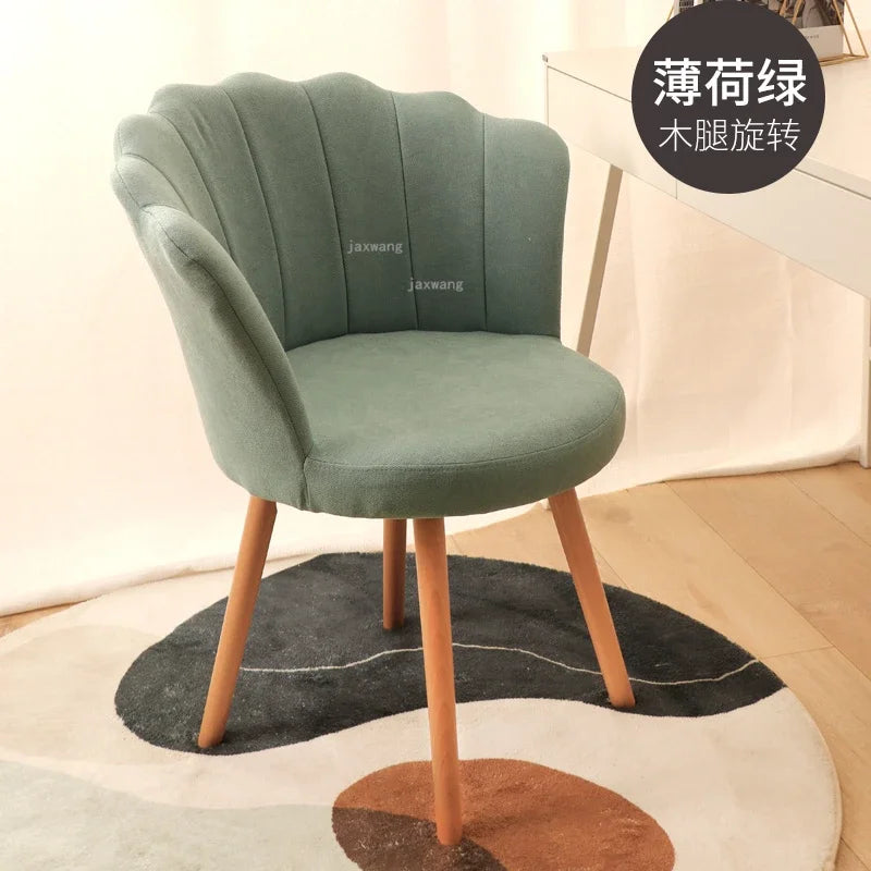 Nordic Leisure Backrest Computer Chair Luxury Bedroom Armchair Modern Office Chair Living Room Furniture Swivel Chair L K