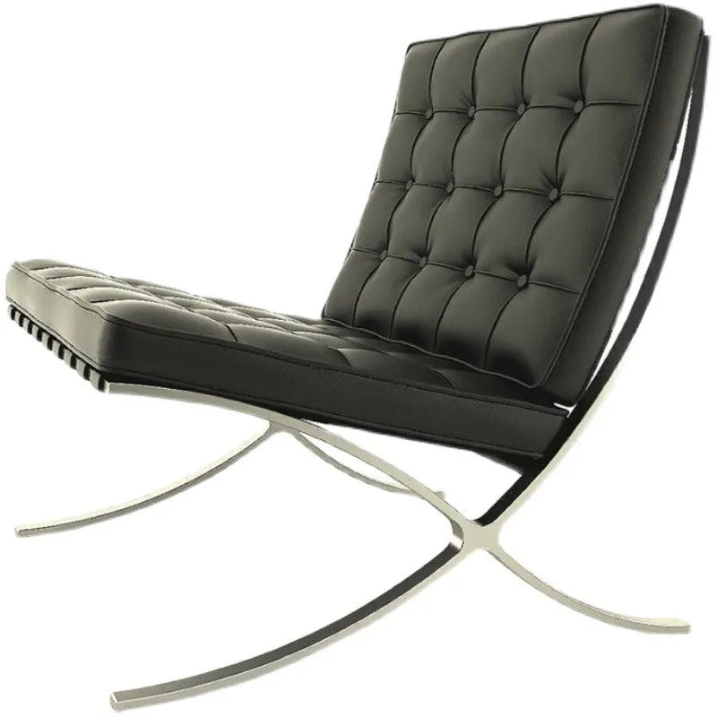 Barcelona Single Sofa Designer Lazy Sofa High-end Italian Living Room Sofa Chair Nordic Light Luxury Leisure Chair
