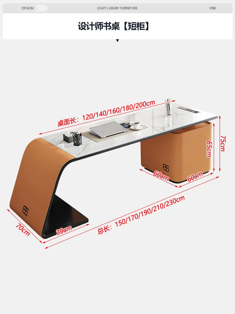 Manager Storage Executive Office Desk Modern Cheap Adjustable Study Computer Desk Drawers Modern Bureau Tafel Work Station Table