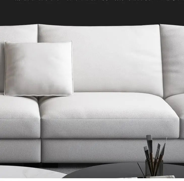 @# Moder Luxury Living Room Furniture Recline Couch Sleeper Sofa Set Minimalism Fabric Combination L Shape Corner Sectional Sofa