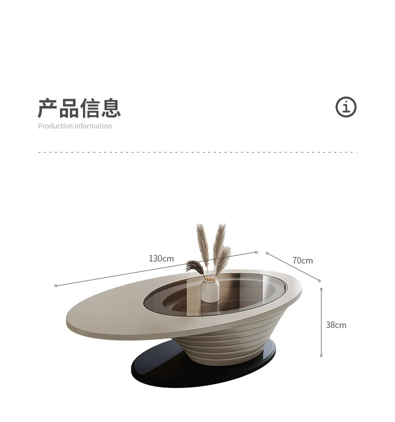 Round Designer Coffee Table Books Nordic Aesthetic Unique Coffee Table Glass Living Room Modern Mesa Auxiliar Salon Furniture