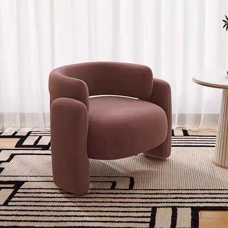 Nordic Simple Single Leisure Chair Living Room Sofa Home Fabric Recliner Bedroom Balcony Small Sofa Study Reading Sofas