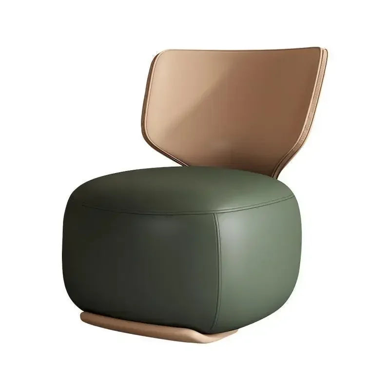 NewLog Light Luxury First Class Cabin Lounge Sofa Chair Nordic Living Room Fabric Low Stool Balcony Leisure Armchair