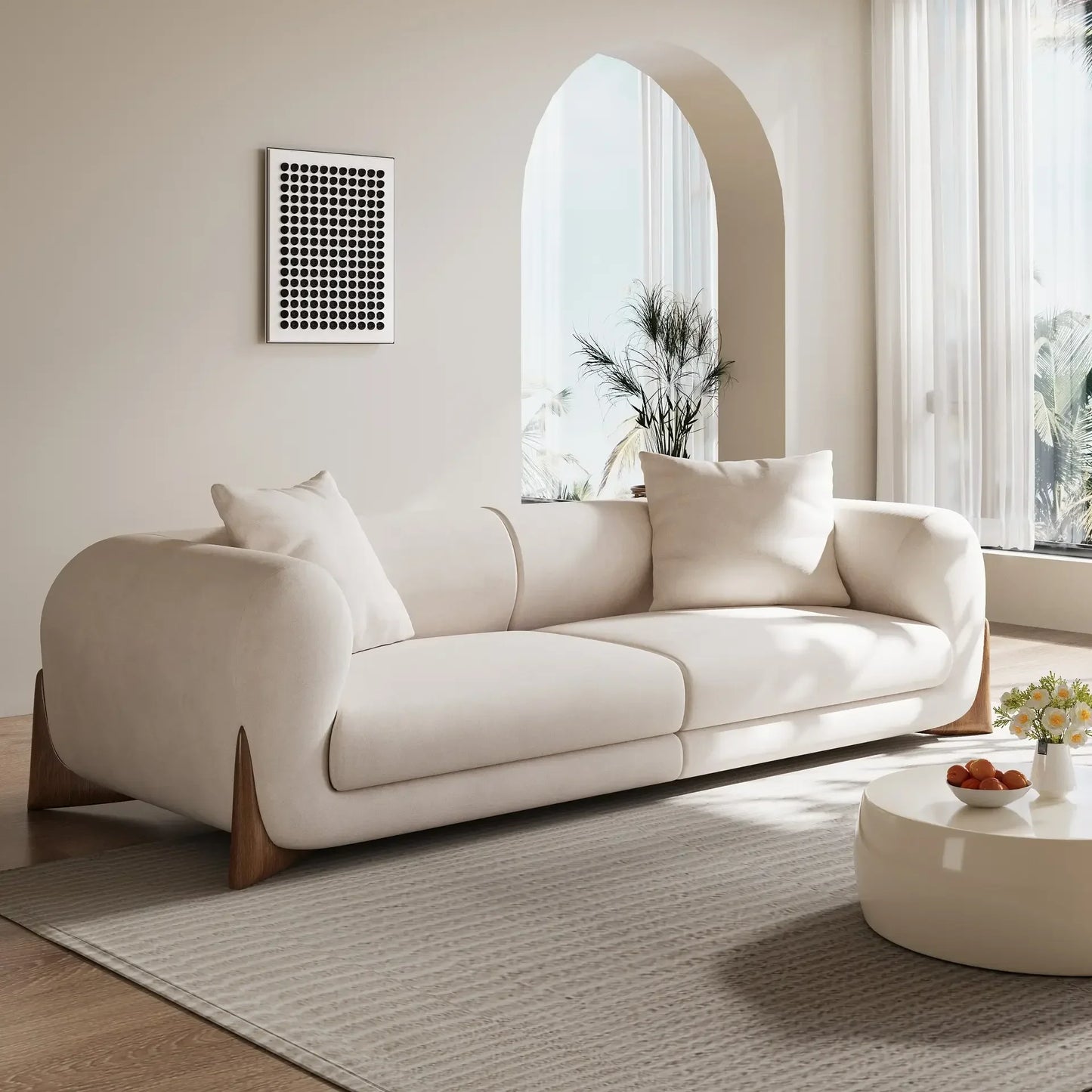 For Spot Wholesale Modern Modular Sectional Sofa Couch Sectional Sofa Small Apartment Modern Fabric Velvet Sofa