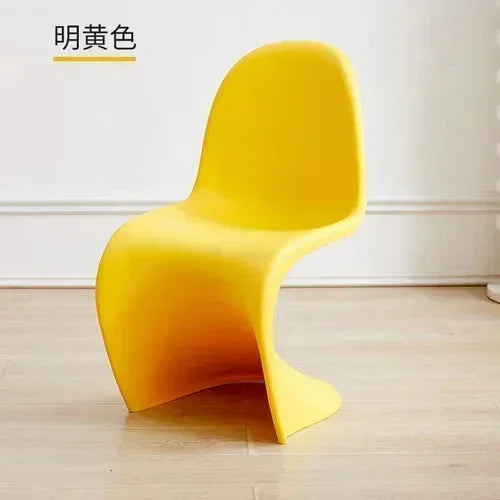 Design Minimalist Dining Chair Acrylic Kitchen Colorful Office Chair Modern Living Room Cadeira Kitchen Furniture A1