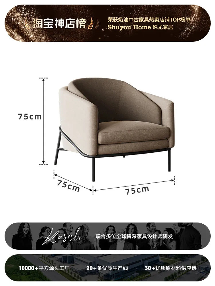 Canapés de luxe pour bureau et salon, fauteuil pour petite maison, canapé d'extérieur minimaliste, divano individuel pour petite maison, mobilier tendance