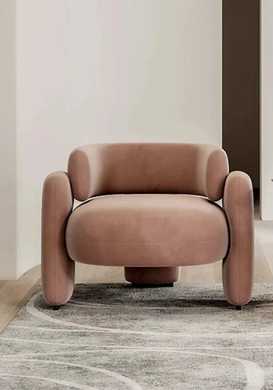 Z Lazy sofa, leisure chair, living room negotiation, a few tables and chairs combination, simple single sofa chair