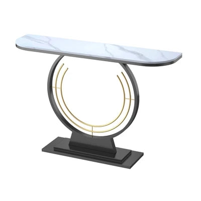Light luxury rock slab entrance table against the wall Entry entrance cabinet Modern simple ultra-narrow decorative end view tab