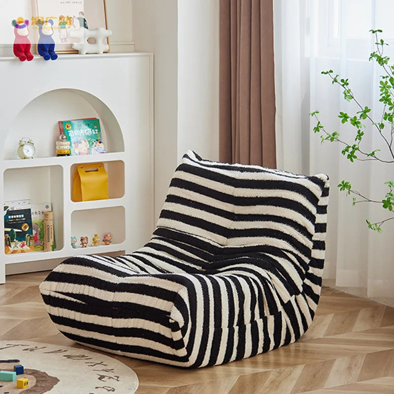 Luxury living room sofa soft suede oversized chair lazy sofa modern living room net red caterpillar technology cloth sofa