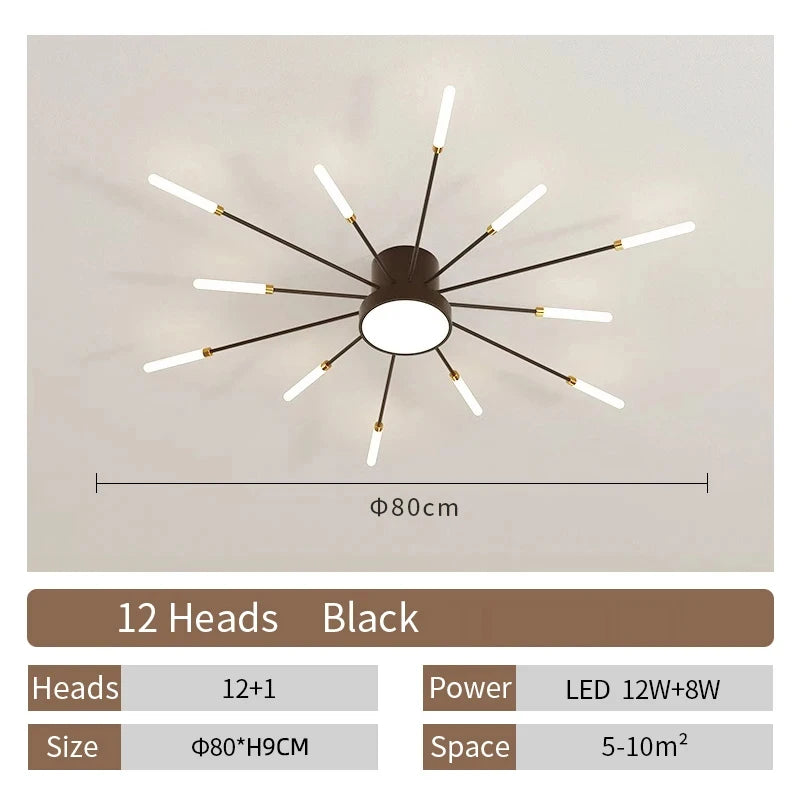 Creative LED Ceiling Lamp Modern Living Room Lights Nordic Home Decor Dining Bedroom Lighting Lustre Indoor Ceiling Pendant Lamp