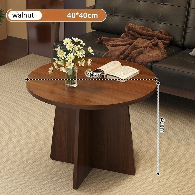 Tea table, living room, home balcony, small tea table, new high-end small apartment, sofa, side table, small storage table