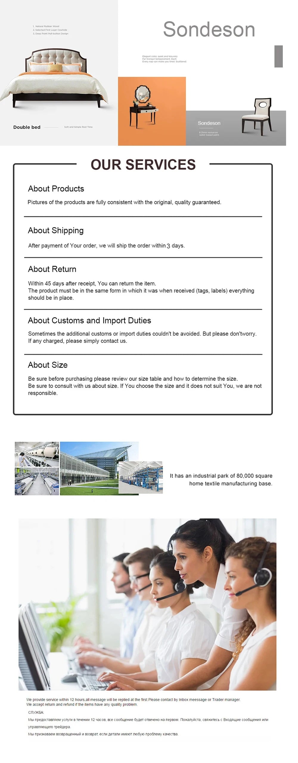 Sondeson Luxury White 100% Goose Down Pillow Down-proof Queen King 100% Cotton Bedding 3D Style