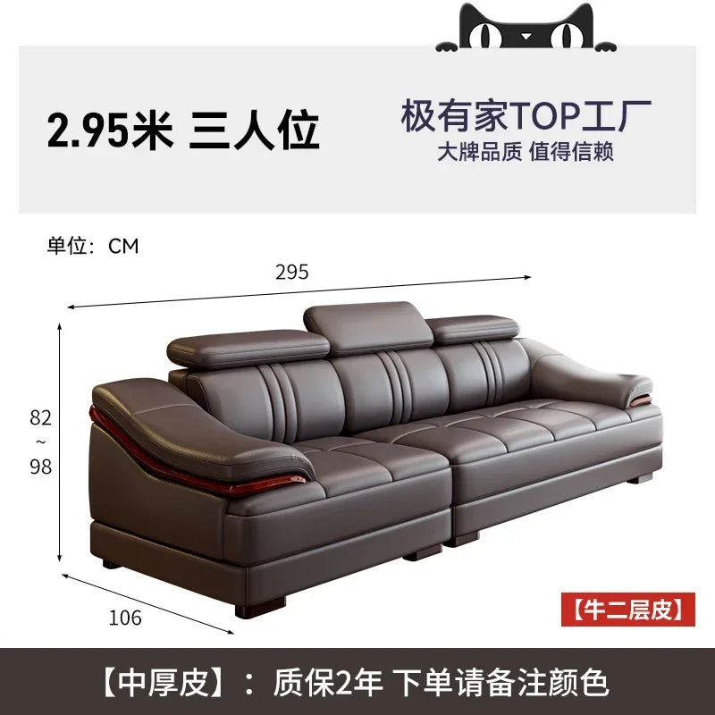 Floor Designer Living Room Sofas Couch Leather Nordic Minimalist Sofas Relaxing Room Decor Sillon Cama Lounge Suite Furniture
