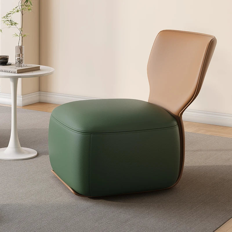 Single Sofa Chair Cream Wind Lazy Sofa Backrest Small Chair Living Room Balcony Leisure Chair Luxury Modern Sofa Furniture