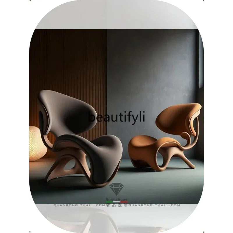 cn0420 Italian lounge chair Modern wabi single special-shaped creative designer sofa chair