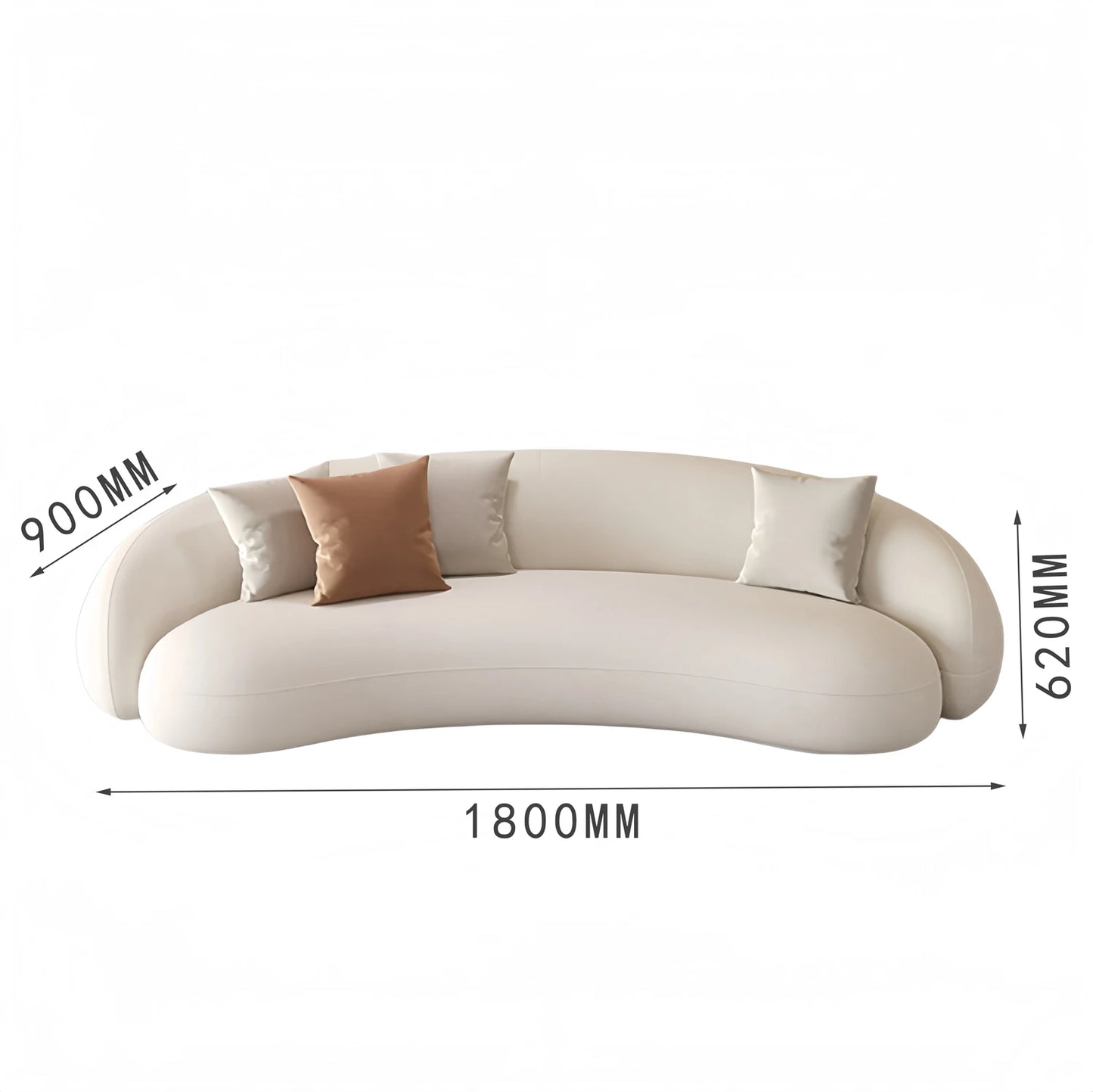 Oversized Designer Living Room Sofas Minimalist Curved Modern Living Room Sofas Lounges 2 Seater Divano Soggiorno Home Furniture