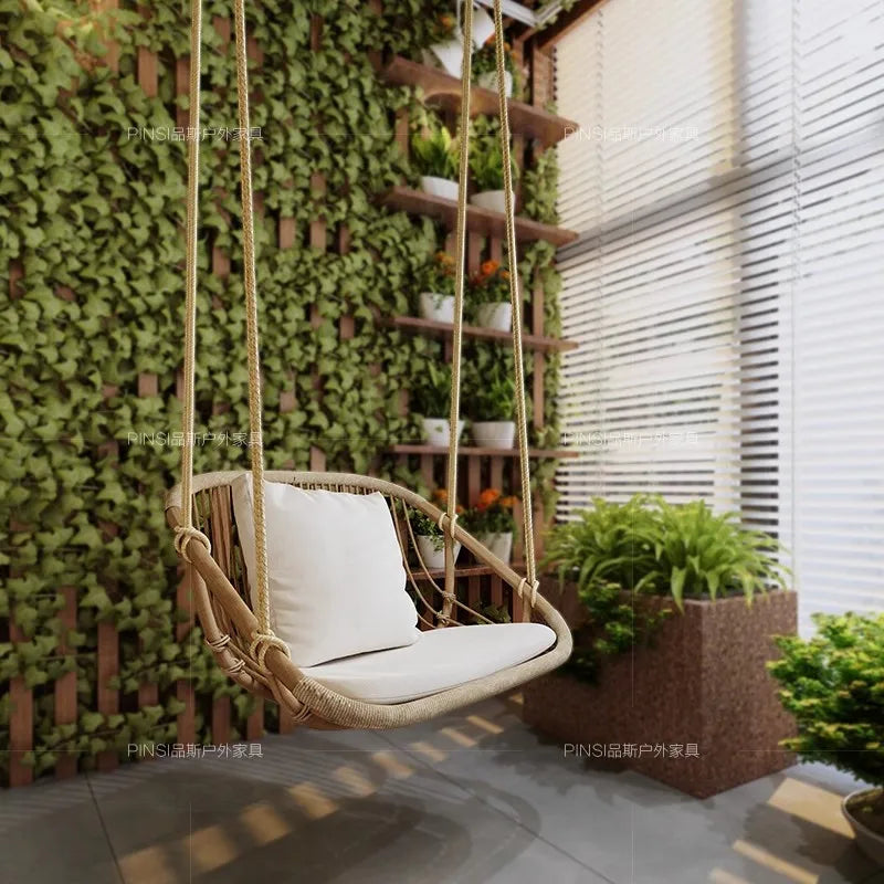 Y Hanging basket, rattan chair, single or double person swing, sofa, hanging chair, indoor cradle, outdoor rattan chair