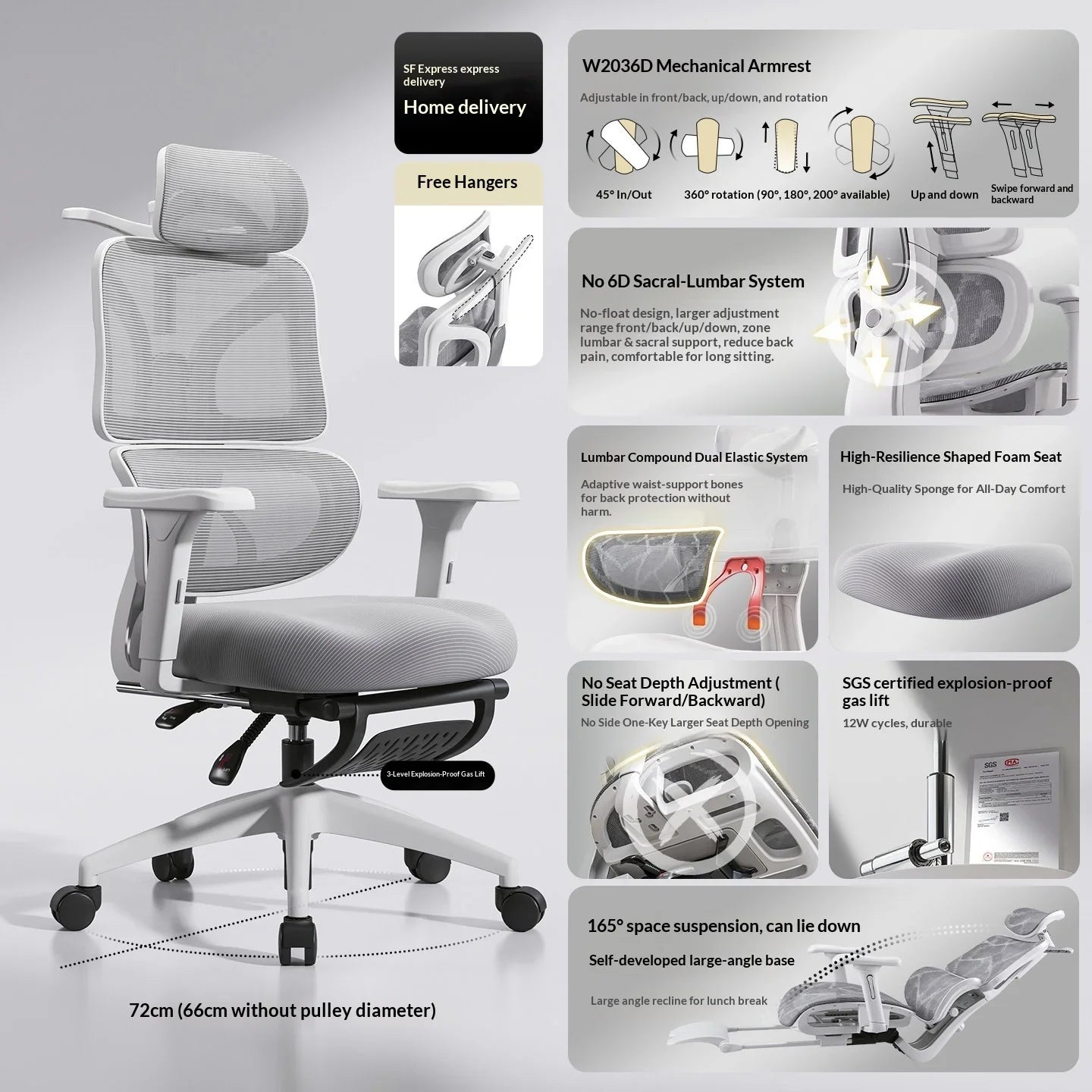 Executive Office Chair Ergonomic Chairs Lounge Armchair Magalu Computer Gaming Chair Chaise Bureau Gamer Desk Chaises Relaxing