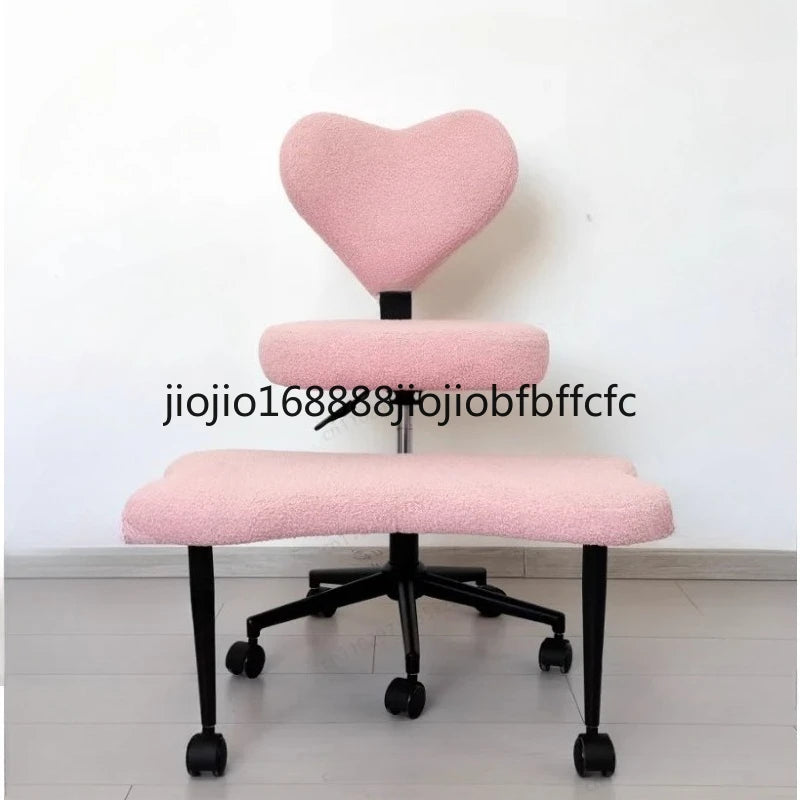 Cross Leg Chair - Meditation Chair with Wheels, ADHD Chair, Height Adjustable Seat, Adjustable Footstool