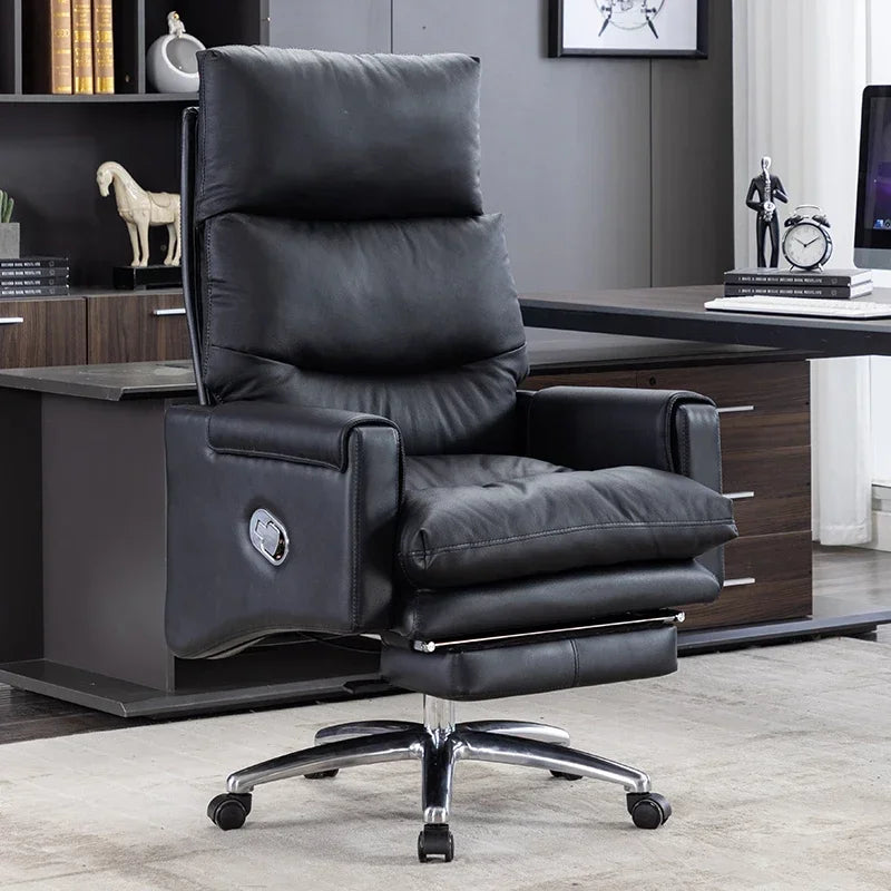 Armchair Ergonomic Office Chairs Meeting Boss Modern Recliner Office Chair Swivel Adjustable Office Furniture Silla Oficina LLOC
