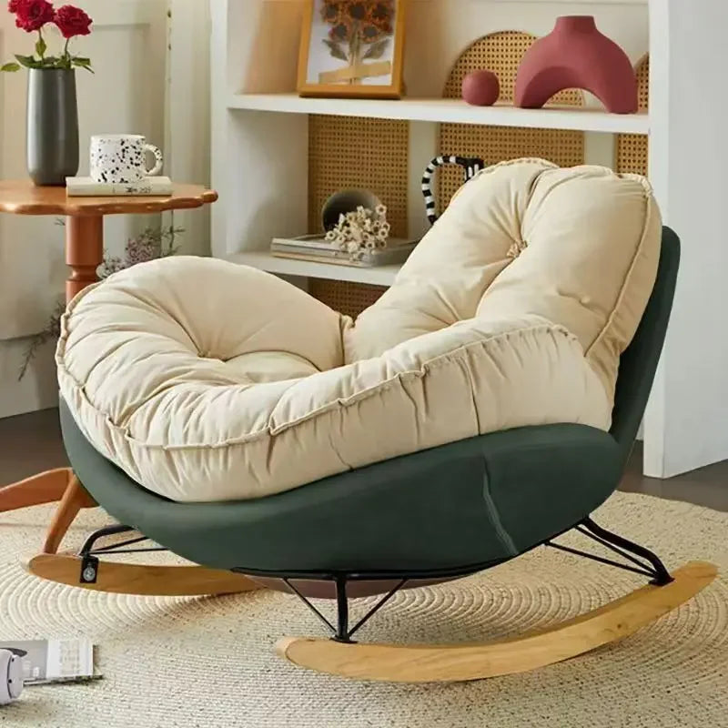 Lazy Couch Penguin Rocking Chair Indoor Leisure Rocking Chair Lounge Chair Rocking Daybed Adult Lounge Snail Balcony Home Egg