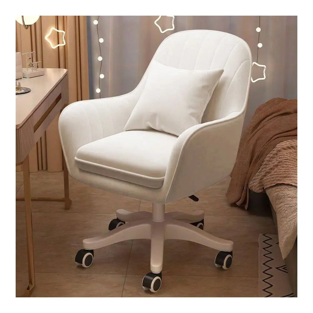 Office Chair Home Computer Chairs Adjustable Task Chairs Modern Makeup Chair 360 Swivel Computer Chair Mid Back