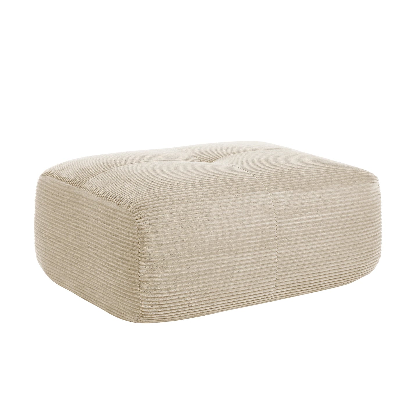 1piece Modern Lovely Sofa Without Armrests with Cushion, Living Room Furniture, Modular Corner Sofa, Premium Cordstock Fabric
