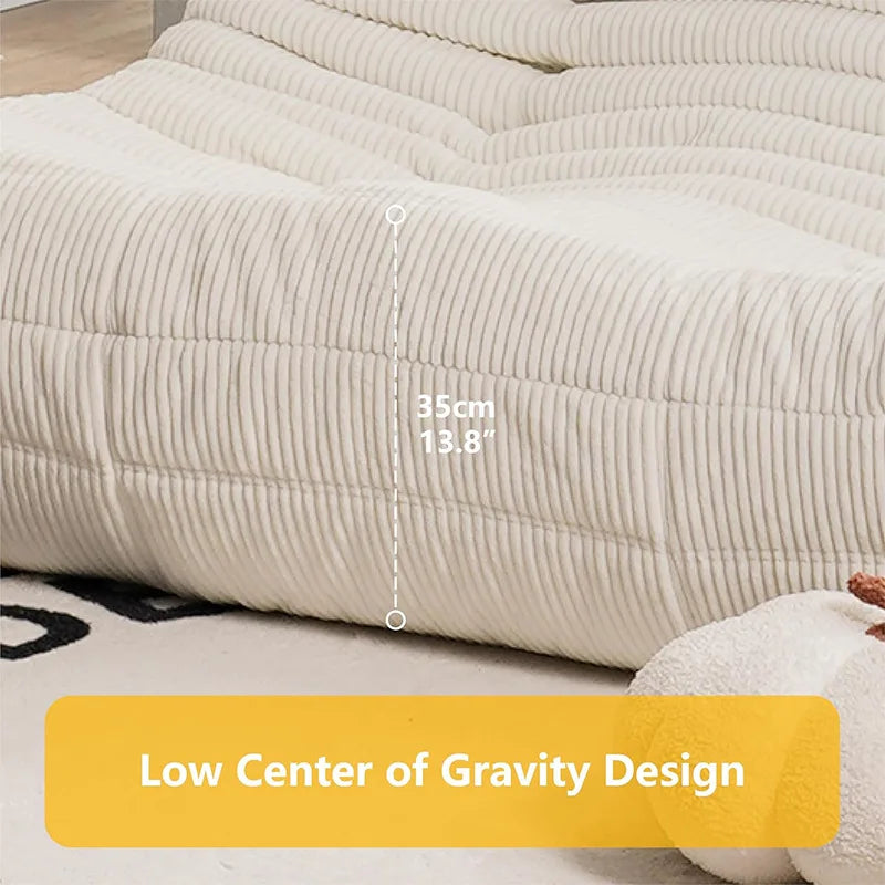 Custom caterpillar lazy sofa reclining sleeping bedroom balcony tatami Internet celebrity single sofa sofa