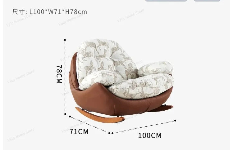 Rocking Lounge Living Room Chairs Gaming Mobile Reading Designer Chairs Luxury Bedroom Comfortable Fauteuil Salon Home Furniture