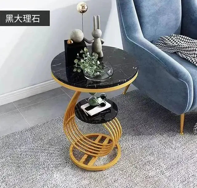 Nordic Round Coffee Tables Books Big Luxury Gold Nordic Hall Side Coffee Table Bedside Dressing Mesitas De Noche Home Furniture