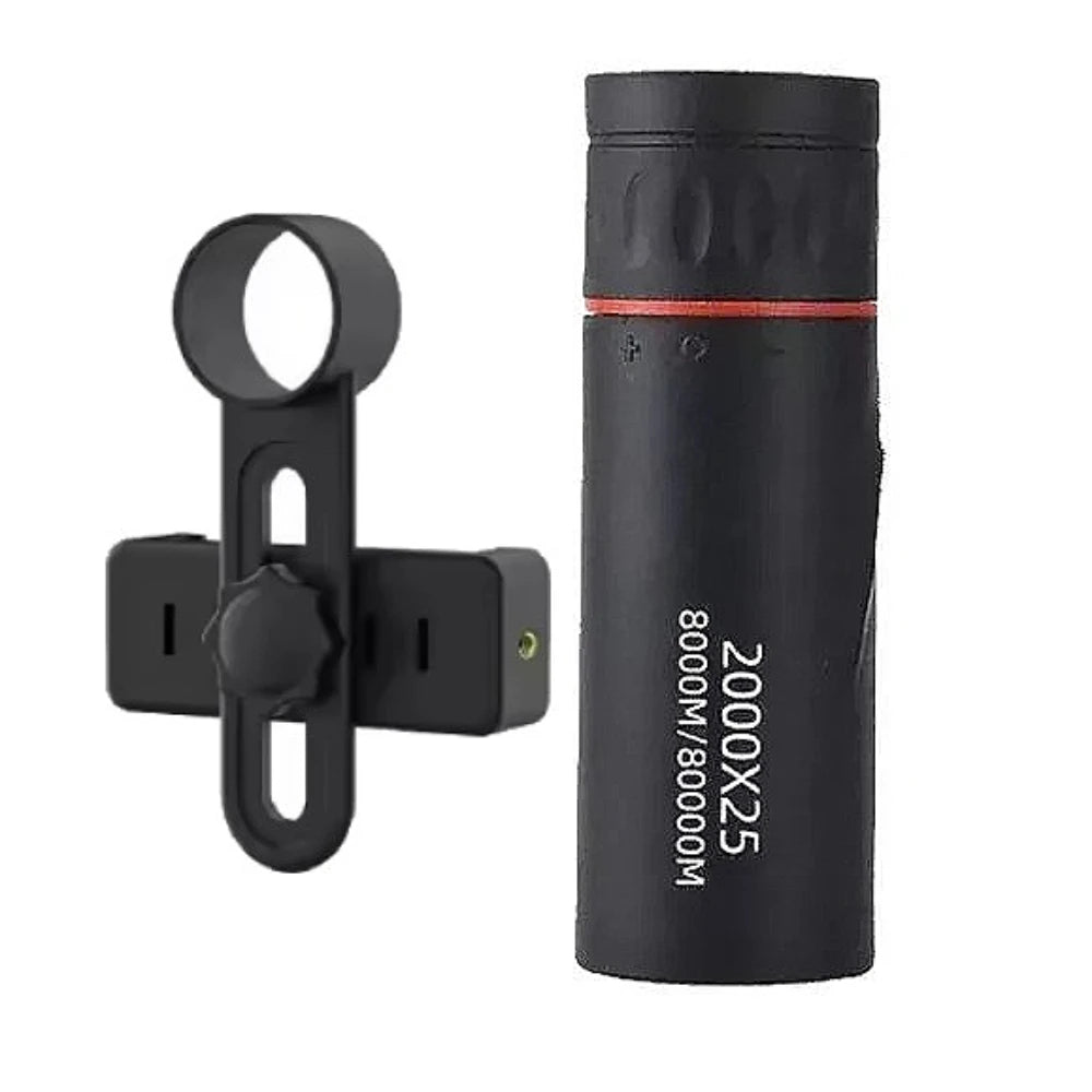High Magnification HD Monocular Telescope Waterproof Mini Telescope Portable Military Zoom Scope for Travel Hunting