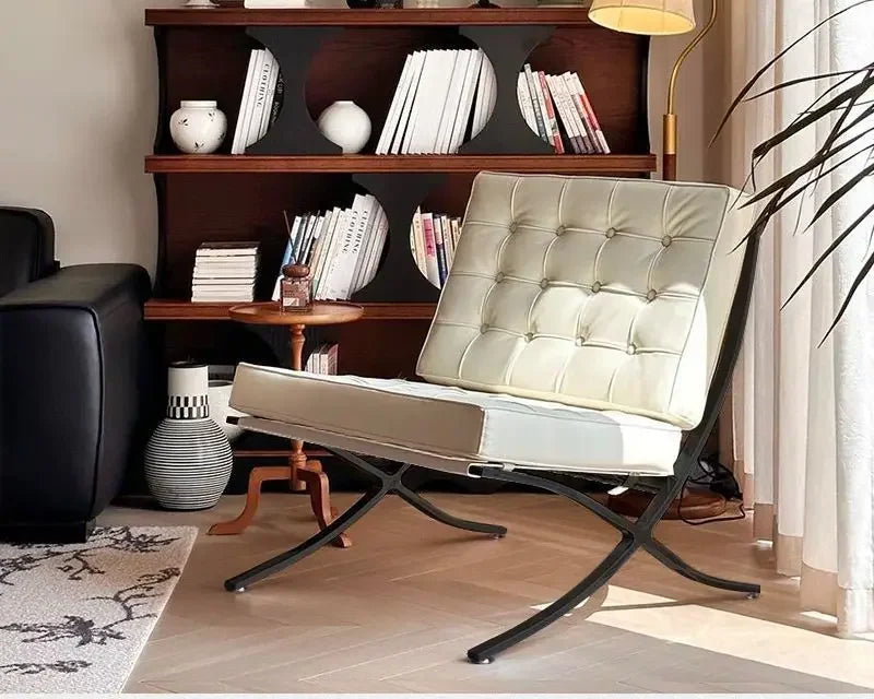 Barcelona single sofa chair network red small sofa chairs living room bedroom designer lazy lounge chair