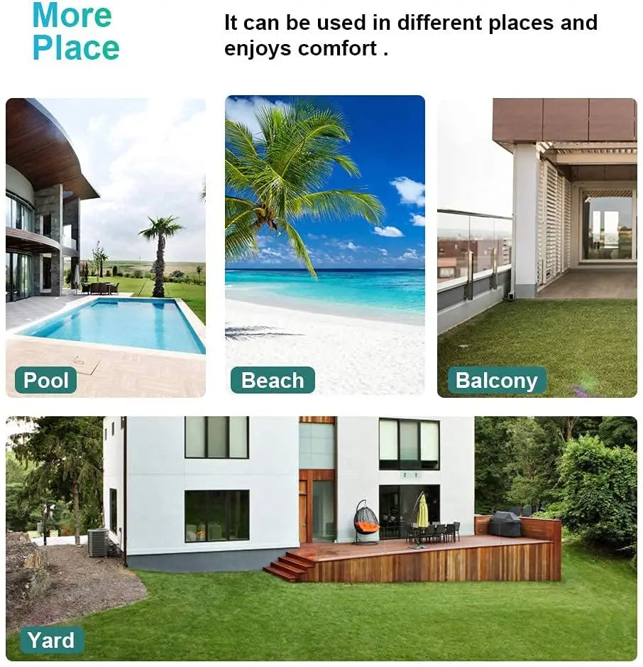 3-Piece Acacia Wood Patio Bistro Set with Water Resistant Cushions, Outdoor Table Chair Set for Garden Backyard