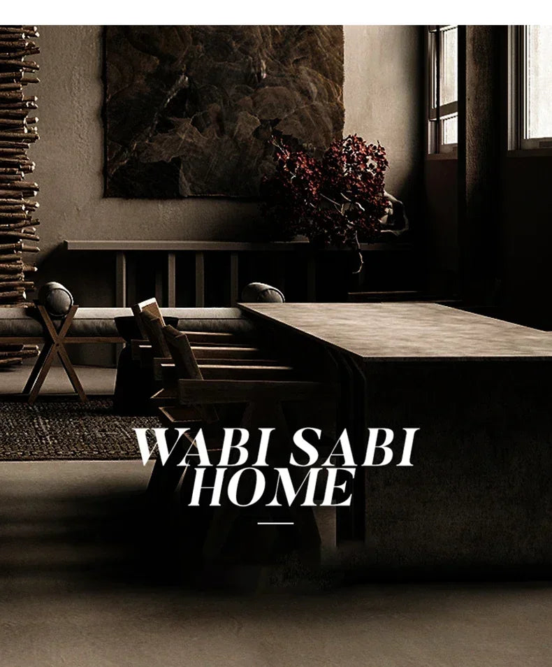 Wabi-Sabi Ceiling Light Modern Japanese Nordic Bedroom Lamp