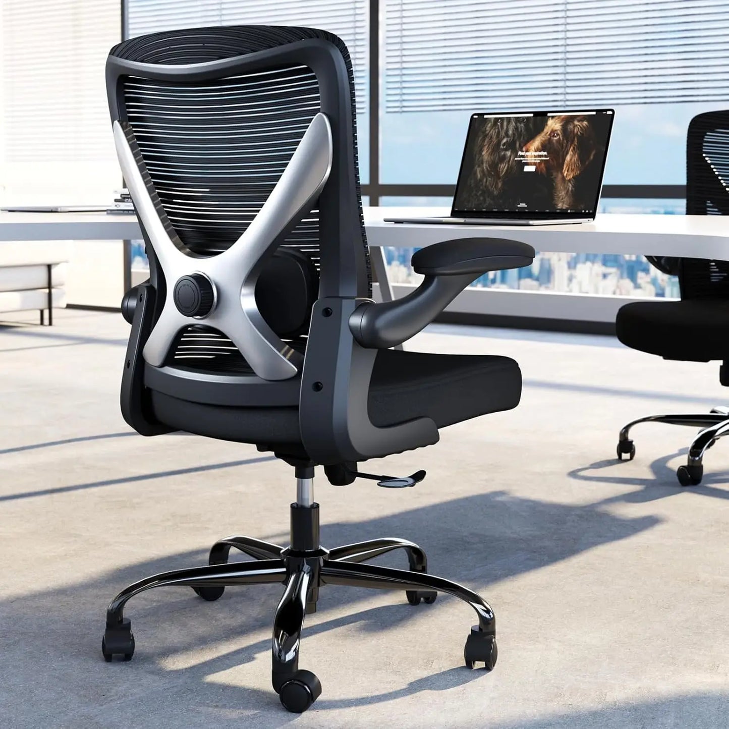 Ergonomic Mesh Office Chair, High-Back Computer Desk Chair with Lumbar Support for Adults, Executive Gaming Task Chair