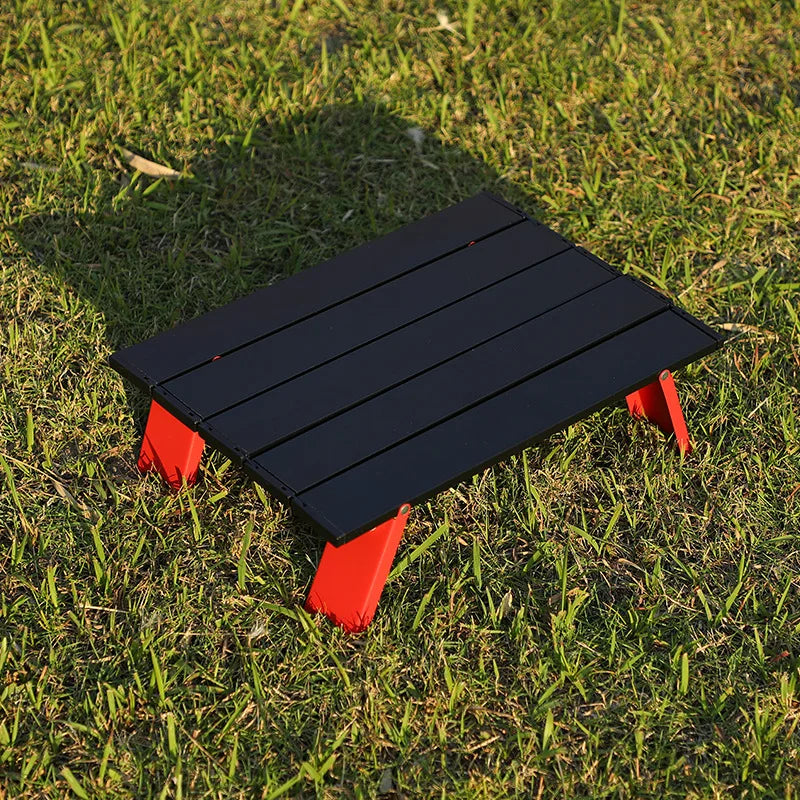 Camping Mini Foldable Table Ultralight Aluminum Alloy Outdoor Table for Travel Picnic Garden Home Detor