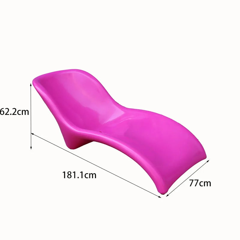 Beach Chair Hotel Pool Lounge Public Lounge Chair Hot Spring Pool Villa Sun