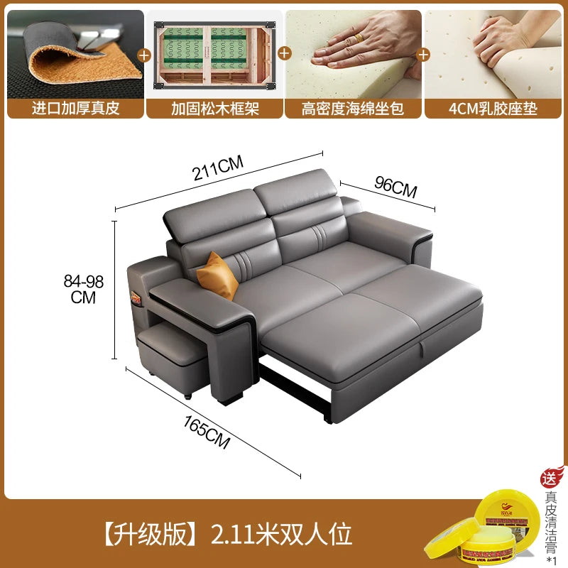 Longer Queen Living Room Sofas European Luxury Floor Folding Living Room Sofas Multifunctional Storage Sofas Camas Furnitures