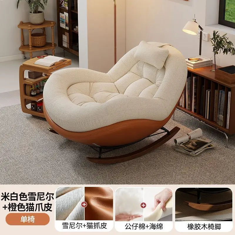 For Rocking Chair Recliner, Living Room Home Leisure Adult Sofa