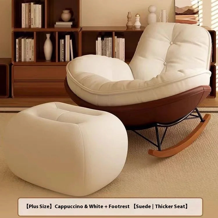 Nordic-style rocking chairs, chairs for rest, balconies, living rooms, leisure, lazy sofas, adult light stools, penguin chairs