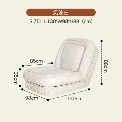 -Human Dog Multi-fuctional Napping Lazy Sofa Folding Lying Sleep Adjustable Washable Small Living Room Huge Single Sofa Bed