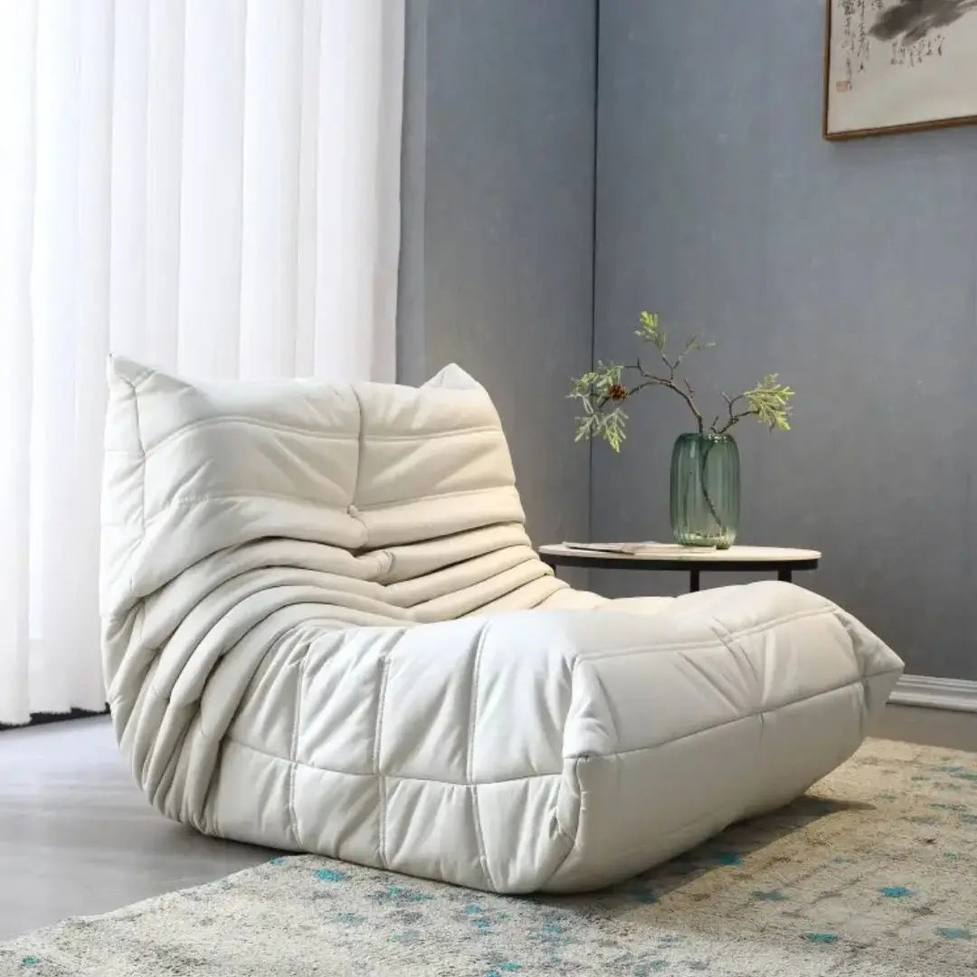 Cream wind lazy sofa
