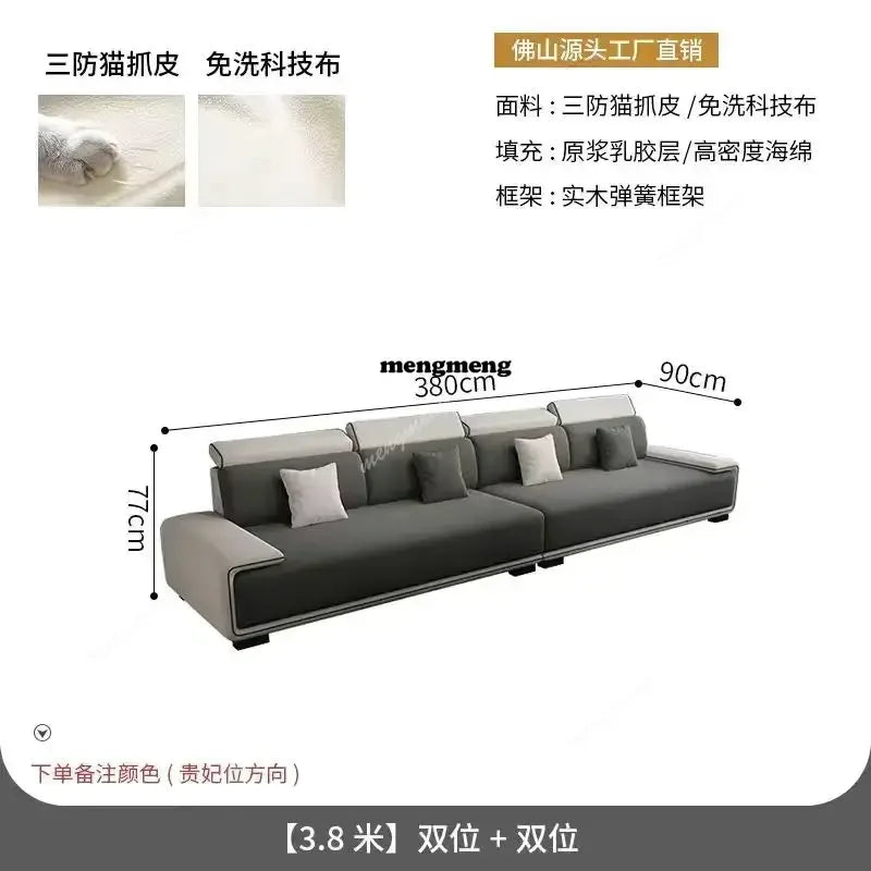 Lounge Sectional Sofas Chaise Longue Bed Italian Modern Sofa Living Room Armchair Trendy Minimalist Divano Unique Furniture