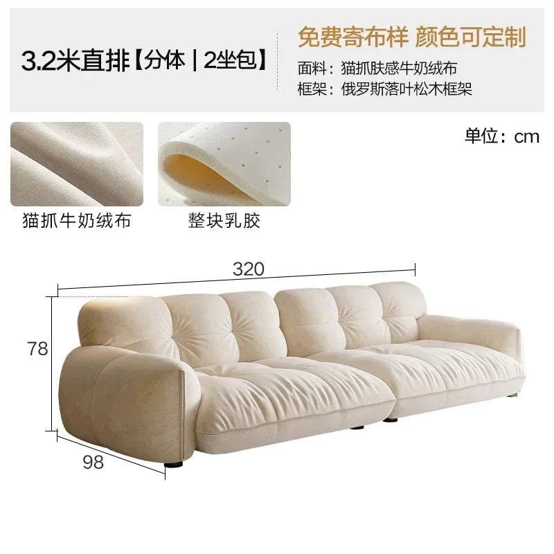 Classic Family Living Room Sofas Recliner Modern Minimalist Luxury Sofa Multifunctional Relaxing Woonkamer Banken Home Furniture